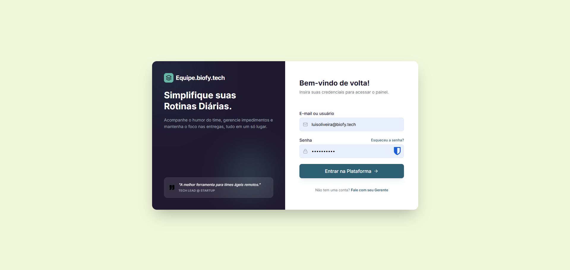 Capa do projeto ScrumFlow | Gestão de Dailies e Acompanhamento de Times
